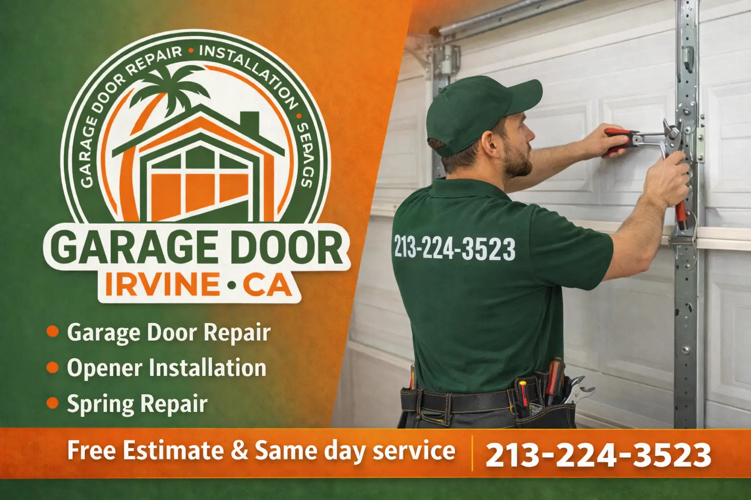 Garage Door Irvine CA | Repair & Installation | Same Day Service