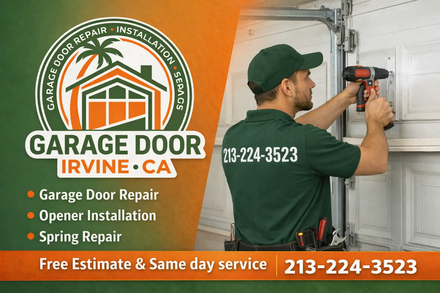 Garage Door Irvine CA | Repair & Installation | Same Day Service